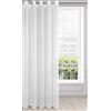 Eurofirany Gardine Ösenschal Rebecca, Weiß, 135x250 Tenda, 100% Poliestere, Bianco, 0.02 x 135 x 250 cm