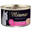 Miamor Feine Filets - alimento umido per gatti filetti di pollo con riso Lattina da 100g
