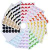 Bkrdty Foto Angolo Autoadesiva 312 Pezzi Multicolore Angoli per Montaggio Foto per DIY Scrapbook Album di Foto Diario Personale Latticini e Altro