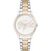Lacoste Orologio Analogico al Quarzo da donna con cinturino in acciaio inossidabile bicolore - 2001263