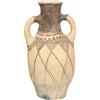 Biscottini Vasi terracotta grandi da esterno 30x26x57 cm | Vasi per piante grandi artigianali | Vaso terracotta grande del Sahara