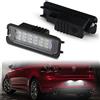 POPMOTORZ Illuminazione targa, 2 pezzi di illuminazione per targa V-W GOLF4 GOLF5 GOLF6 Lupo Scirocco Polo 9N Polo 6R targa con CAN-Bus senza errori 2835 SMD, facile installazione