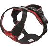 Julius-K9, Pettorina IDC Longwalk, Rosso-Grigio, Taglia: 2XS