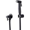 LOSCHEN [LOSCHEN] Spruzzatore del bidet per la toilette, Doccia per WC Doccetta per bidet, kit di spruzzatore per bidet in acciaio inossidabile (nero)
