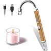 Accendino Elettrico USB, Rouclo Accendigas USB Ricaricabile con Indicatore  della Batteria, Accendino Arco Elettrico 360º Flessibile Accendino Lungo  per Accendere Candele,Stufe, Barbecue (Oro rosa) : : Casa e cucina