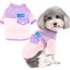 Zunea Maglione per Cani di Piccola Taglia Inverno Cappotto per Cuccioli Maglione Caldo Pullover in Pile Pet Abbigliamento Giacca Morbida Cappotto Chihuahua Yorkie Autunno Abbigliamento Viola XL
