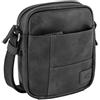 camel active bags Laos Borsa a Tracolla da Uomo, piccola, Nero, 19 x 7 x 23, Portafoglio (Formato jeans)