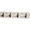HAKU Möbel Appendiabiti da Parete Nero, Bianco, MDF, Metallo - Dim. L 60 cm x A 13 cm x P 6 cm, Stile Moderno