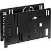 HAKU Portagiornali nero, metallo - Dim. L 37 cm x A 26 cm x P 12 cm, Stile Moderno