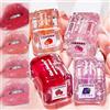 Sitovely 4 PCS Olio Cura delle Labbra, Plumping Rossetti Set, Lucidalabbra Scintillante specchio balsamo idratante colorato, Lip Plumper Gloss Glow Oil trasparente