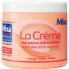 Mixa Intensive Pelle secca - La crema per la pelle extra secca - Multi usi viso, corpo, mani, piedi - nutre 48 ore e ripara - Penetrazione rapida - Ipoallergenico - Vaso 400 ml