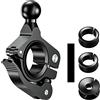 UGBO Ram Mount Accessori Moto 0,67'' Pollici Sfera Supporto Universale Porta Cellulare per Scooter Compatibile Supporto Smartphone Portacellulare per Sportiva Moto Bici Impermeabile (17 mm)