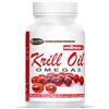 Hyper KRILL OIL OMEGA 3 1000 mg | Olio di Krill Antartico Puro con Astaxantina, EPA e DHA per Cuore, Articolazioni e Benessere Generale - 100% Naturale Altamente Assimilabile - 60 Perle
