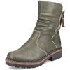 Rieker Z3492, Stivali alla Moda Donna, Verde, 36 EU