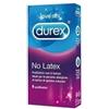 Durex No Latex Profilattico in Lattice Anallergico 6 Pezzi