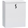 Ristosubito Pattumiera murale MDL in metallo verniciato bianco 10LT Modello PURA 105061