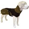 Croci Hiking Cappotto Per Cani, Impermeabile Per Cani, Makalu, Fodera Termoregolante, Nero/Salvia, 80 cm