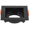 V-TAC PORTALAMPADA INCASSO ORIENTABILE SPOT GU10 QUADRATO NERO VT-933-LED6657
