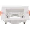 V-TAC PORTALAMPADA INCASSO ORIENTABILE SPOT GU10 QUADRATO BIANCO VT-933-LED6656