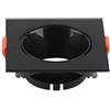 V-TAC PORTALAMPADA INCASSO SPOT GU10 QUADRATO NERO+NERO VT-932-LED6652