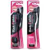 Forhans - Spazzolino Black4White Carbone Confezione 1 Pezzo