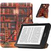 VOVIPO Slimshell Custodia per 6 Kobo Clara Colour/Clara BW(2024)/Clara 2E(2022) Rilasciato,Slim Fit Stand Cover con Auto Sleep/Wake per Kobo Clara Colour 6 pollici -Library
