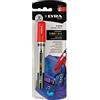 LYRA Mark All, Marcatore permanente multisuperficie, Punta tonda, 2mm, Rosso, 1pz