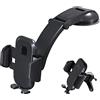 CGZZ 3 In 1 Porta Cellulare Auto,Molto Stabile e Antiurto,Girevole a 360° Porta Telefono Auto Ventosa Supporto Cellulare Auto,Adatto per Telefoni Cellulari di Dimensioni Adeguate