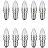 GutReise E10 Lampadine di candela,10pcs E10 LED AC 24V bianco caldo 1500K lampadine della candela (24V)
