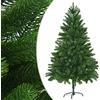 vidaXL Albero Natale Artificiale Aghi Realistici 180 cm Verde Addobbi Natalizi