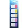 WAYTEX 100 segnalibri di carta adesivi di grande formato 5 colori 5 blocchi di 20 fogli bicolori 42 x 25 mm adesivi riposizionabili