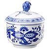 Hutschenreuther 02001-720002-14330 - Zuccheriera per 6 Persone, 0,25 Litri, Motivo: cipolle, Colore: Blu