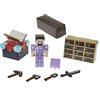 Mattel Minecraft -Playset Stanza per Incantesimi con Steve e Accessori con Funzione Cambia Colore Giocattolo per Bambini 6+Anni GYB62