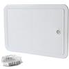 La Ventilazione SI3020B Sportello di Ispezione in ABS, Bianco, 315x215 mm