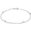 amor - Bracciale Unisex Donna Uomo in Argento 925 - Ciondolo a Sfera - AMR-B0076
