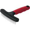 Ferplast Pettine per Cani a Rastrello per Sottomanto, Pelo Medio e Lungo - Denti corti Arrotondati, Impugnatura in Gomma Antiscivolo