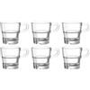 LEONARDO HOME Senso 024012 - Tazza da caffè con manico, lavabile in lavastoviglie, set da 6 pezzi, 70 ml