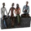 Casablanca modernes Design Casablanca Design Figura decorativa in poly, bronzo, multicolore, altezza 21 cm