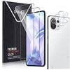 Didisky [2+2 Pezzi Pellicola Protettiva in Vetro temperato per Xiaomi Mi 11 Lite 4G / 5G / 5G NE, 2 Pellicole Proteggi Schermo e 2 Ppellicole Protettive per Fotocamera, Durezza 9H, Alta Definizione