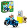 LEGO DUPLO Motocicletta Della Polizia, Moto Giocattolo e Cane per Bambini e Bambine da 2 Anni in su, Giochi Creativi per lo Sviluppo di Abilità Motorie, Piccola Idea Regalo di Compleanno 10967