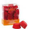 DECORA, 0339637 Pirottini Bon Bon Rosso, Comodissimi Pirottini in Carta da Forno, per Cuocere, Presentare e Regalare Bon Bon, Resistono fino a 220°, In comodo Blister, 200 pezzi.