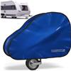 Tarpofix® Copritimone caravan in materiale telato per camion (PVC) con doppia chiusura a scatto - Copri gancio roulotte di ottima fattura per caravan e rimorchi per timone e gancio