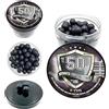 RUBBER-STEEL BALLS 100 x Rubber Steel Balls in 50 cal. - Sfere in acciaio da 100 pezzi per pistole da addestramento per la difesa domestica in calibro 50 (ORIGINAL LOOK)