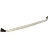 OBF 72 2487 18 Grimme Theras Maniglia per mobili (manico sottile), larghezza 146 mm, effetto acciaio inox ZN opaco, argento, distanza tra i fori 320 mm
