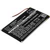 TECHTEK Batteria 1500mAh compatibile con [Pocketbook] 631 Touch HD, per [Kobo] Aura, Glo HD, H2O, per [Barnes & Noble] BNRV510, Nook Glowlight Plus 2015, per [Tolino] Shine 2 Shine 3 sostituisce PR-2