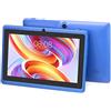 TopLuck Tablet 7 Pollici, Android Tablet, Doppia Fotocamera, GPS, WiFi, Bluetooth, Blu