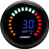 ETOPARS Motore Auto Digitale 52mm 2pollici Calibro di Turbo Boost Kit Manometro Boost Bar Misuratore Indicatore Luminoso Display Sfumatura Fumo Lente