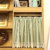 izielad Mantovane per Tende Tendine a Quadretti Tenda da Caffè Tende Cucina Country Tendina da Bistro 135X60CM