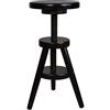 Magnetic Mobel Sgabello in Legno seggiola da Bar Sgabello Girevole 52-70cm (Noce)