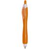 Penna bicolore a sfera economica con refill blu Pixel personalizzate o neutre